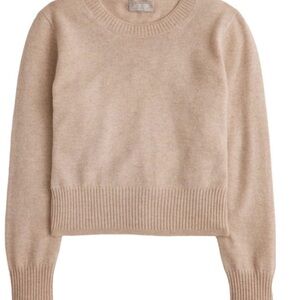 Marled Classic Tan Crew Neck Sweater